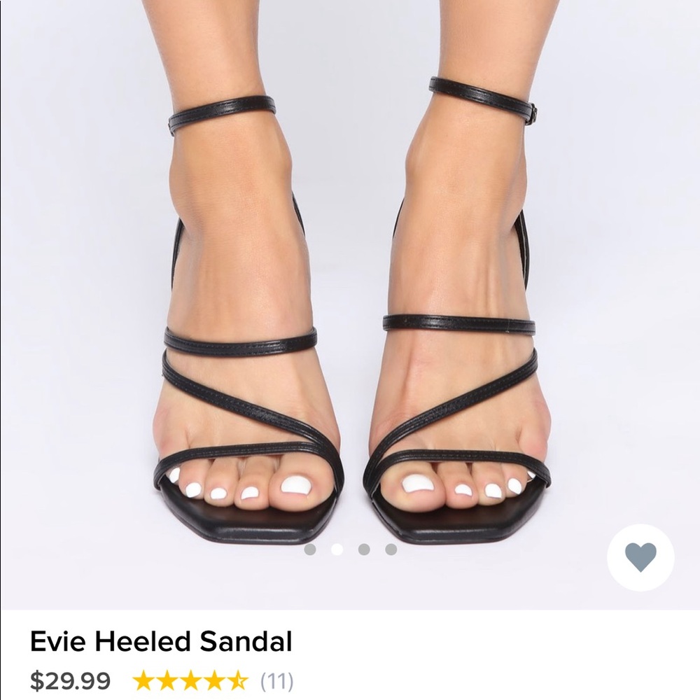 SALE!!!! Black trendy heels (BUNDLE)